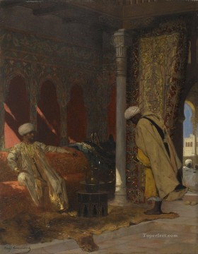The Order of the Grand Vizier Jean Joseph Benjamin Constant Araber Oil Paintings
